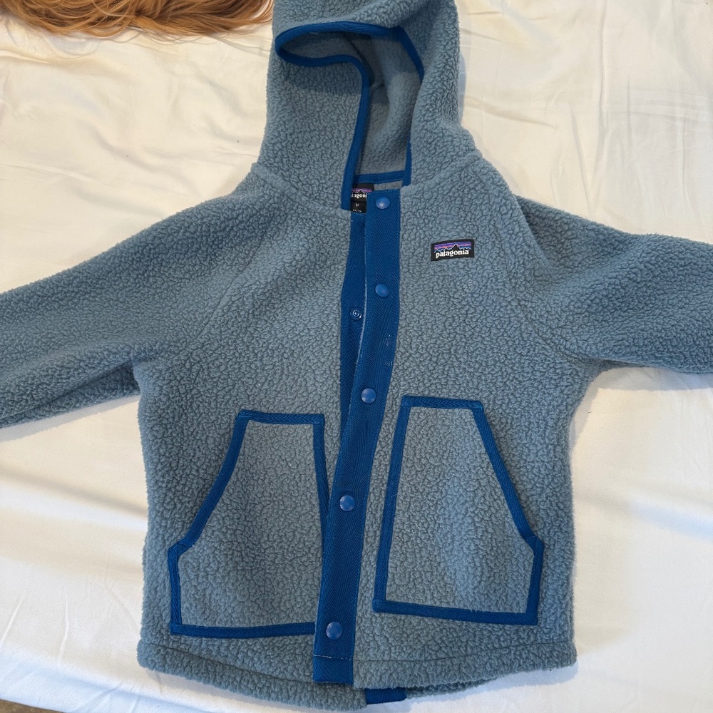 Patagonia fleece jacket with hood